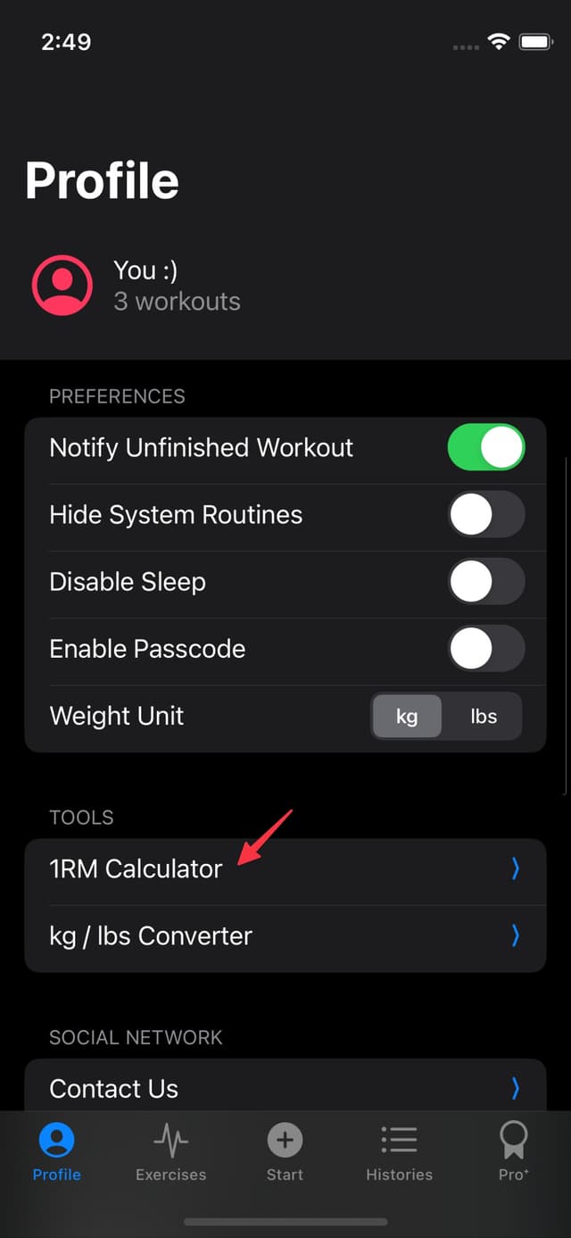 1RM Calculator